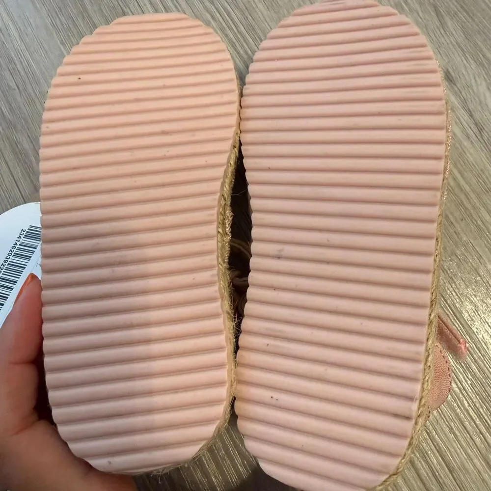 Mayoral baby girl Pink Espadrilles Size 22 NWT US 5.5